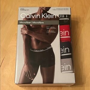 Calvin Klein Men's Boxer Briefs - Black, Red, Gray